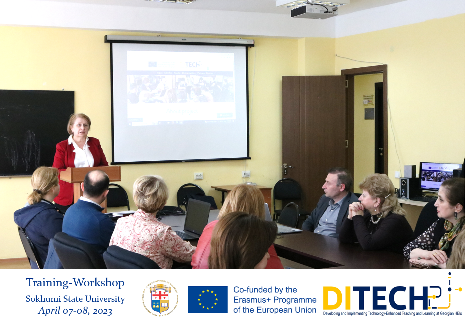The second stage of DITECH trainings for the academic staff of Sukhumi State University