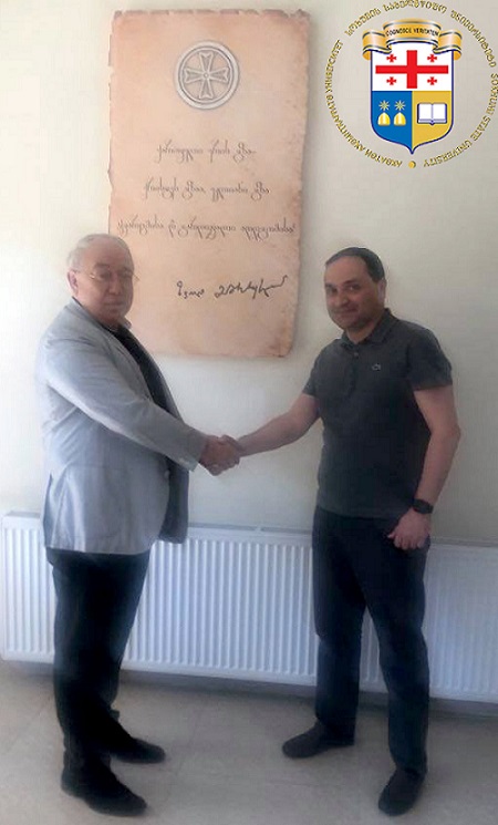 შოთა რუსთაველის საქართველოს ეროვნული სამეცნიერო ფონდის ხელმძღვანელის ვიზიტი სოხუმის სახელმწიფო უნივერსიტეტში