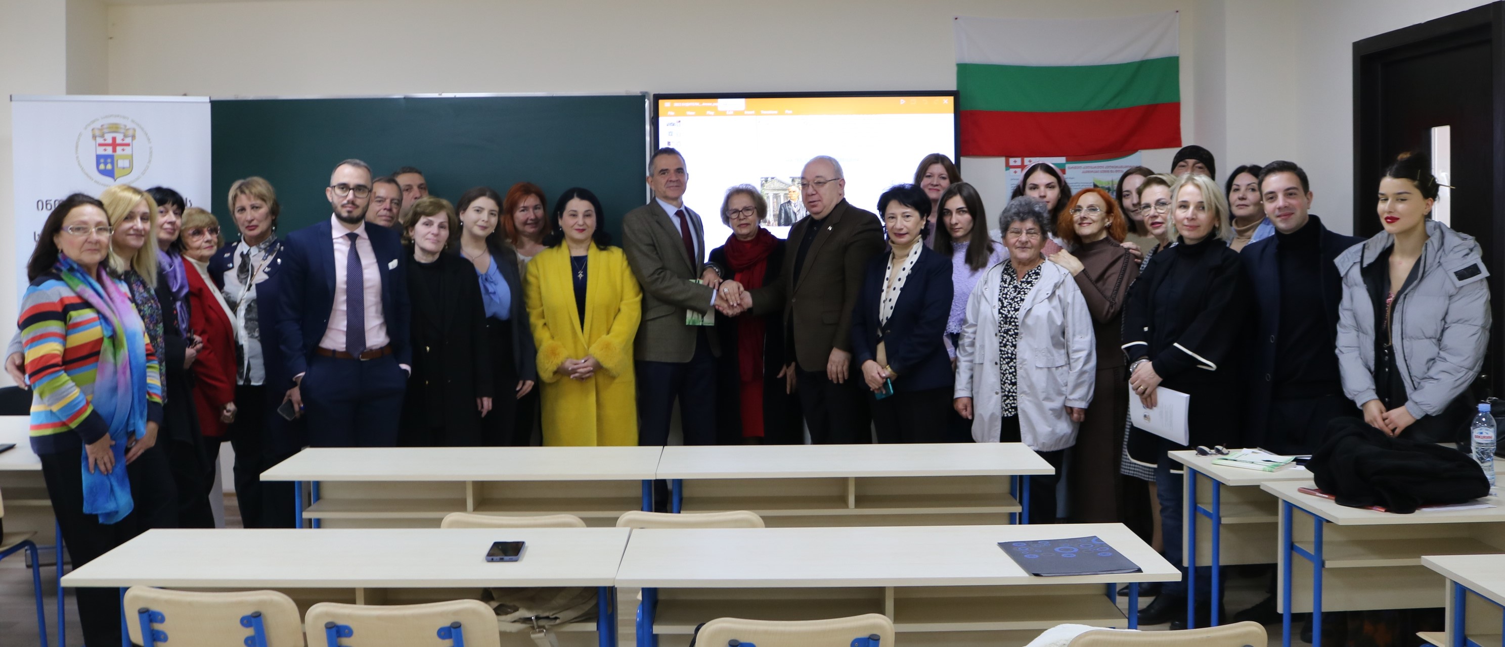 ბულგარეთის ახალი ელჩის გაცნობითი ვიზიტი სოხუმის სახელმწიფო უნივერსიტეტში