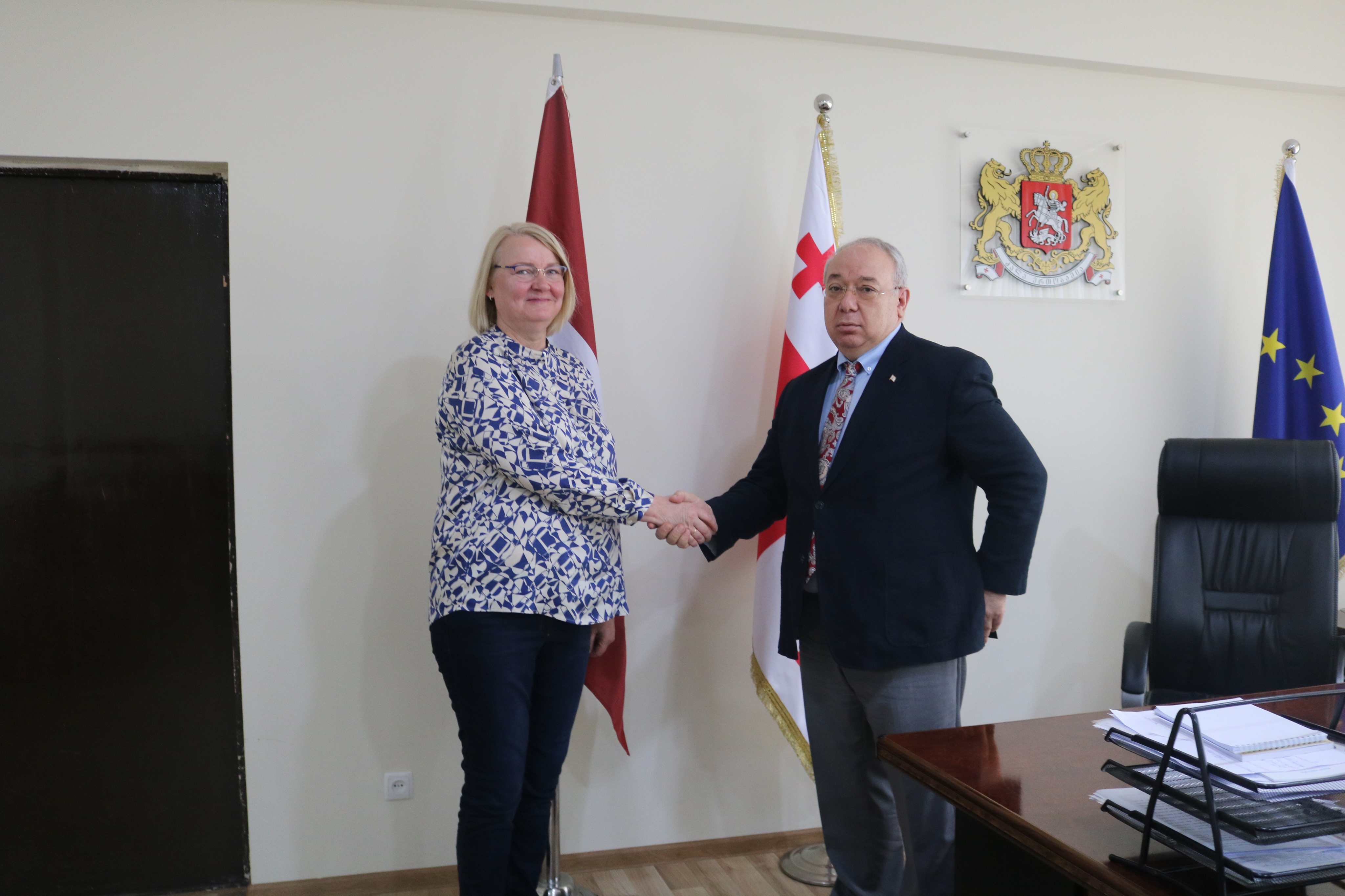 Visit of the Ambassador of Latvia
