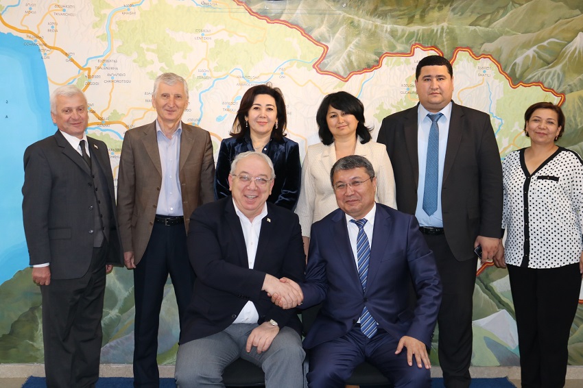 ტაშკენტის სამართლის სახელმწიფო უნივერსიტეტის წარმომადგენელთა სტუმრობა